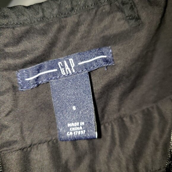 GAP Black strapless dress Women's Ladies empire cut wide bottom Size  6 - Picture 4 of 9